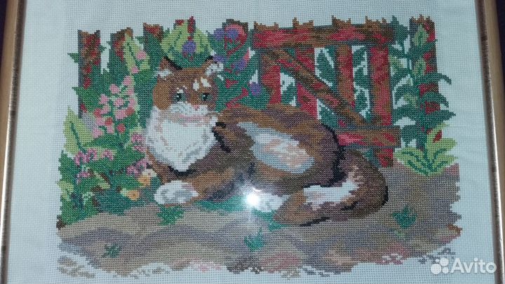 Картина вышитая крестом