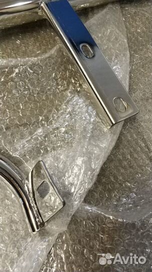 Защита переднего бампера двойная труба