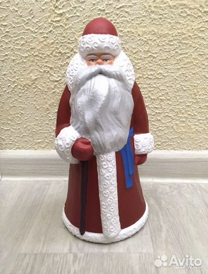 Игрушка. Дед Мороз. СССР. Ручная роспись. 26 см