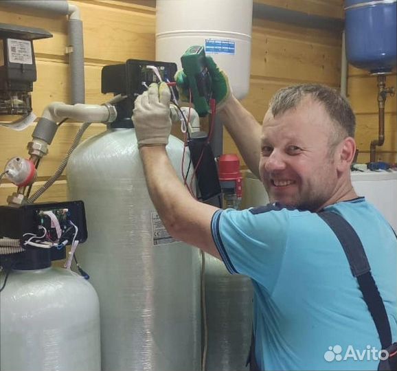 Система очистки воды от железа для предприятий