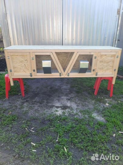 Клетка для кроликов с маточниками