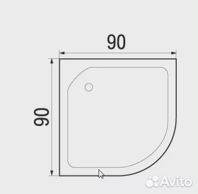 Душевая кабина River Amur 90х90