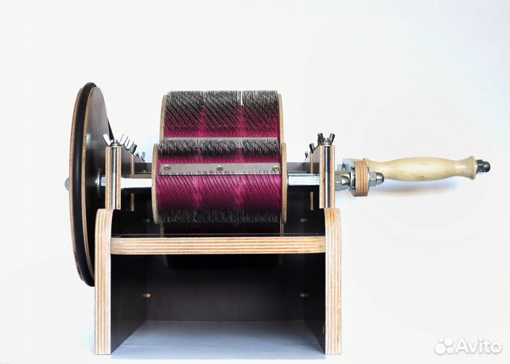 Ручной барабанный кардер 12 см