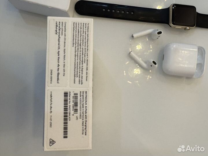 Наушники apple airpods