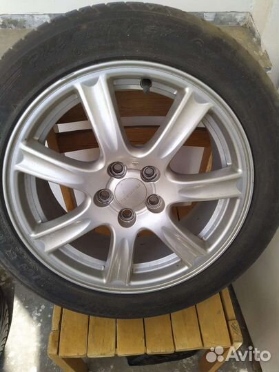 Литые диски R16 Enkei оригинал на Subaru Impreza