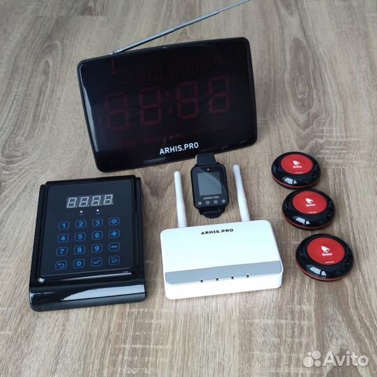 Кнопка вызова официанта,часы, табло, пульт, репите