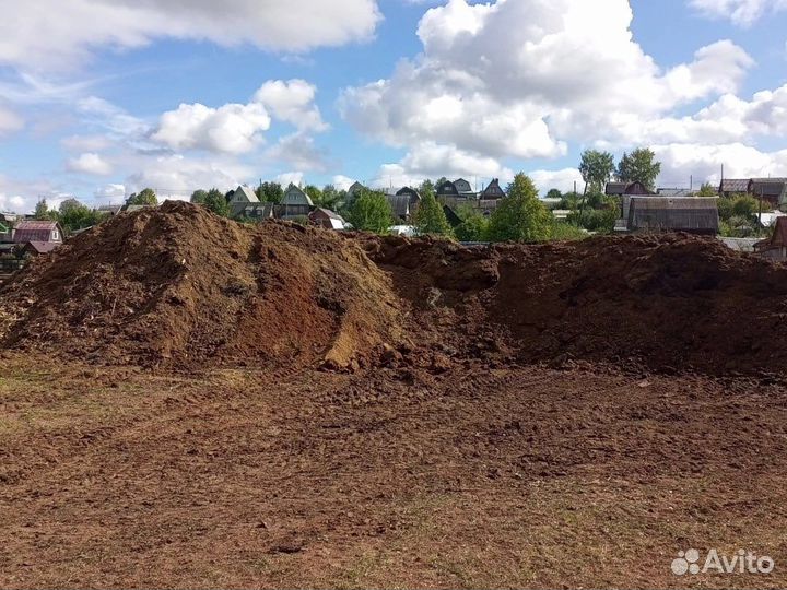 Конский навоз перегной