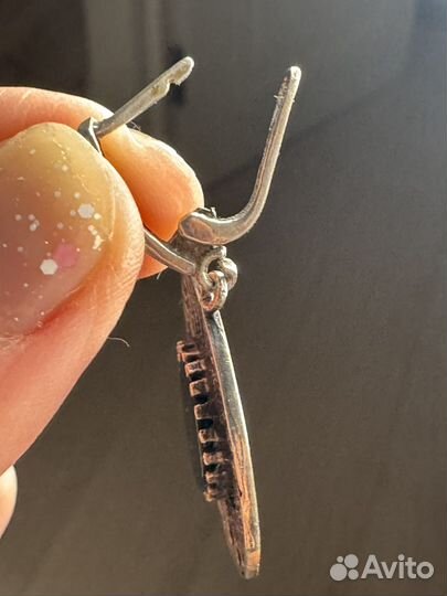 Серьги серебрянные