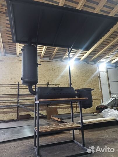 Мангал-коптильня