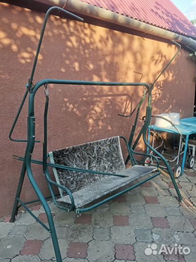 Садовые качели бу