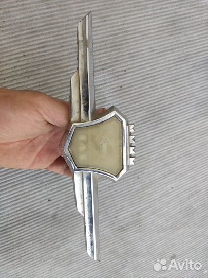 Эмблема на капот газ 21 Волга хром оригинал