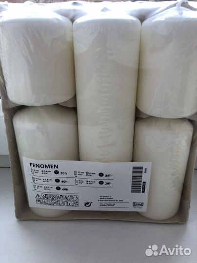 Свечи восковые Икеа