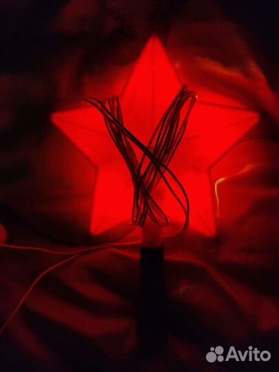 Звезда на елку СССР бу