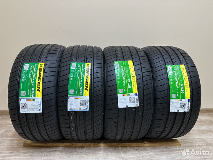 Kapsen RS26 Practical Max HP 245/35 R20 и 275/30 R20 104Z