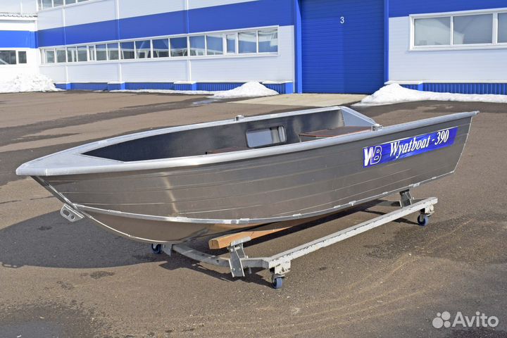 Новая лодка Wyatboat 390Р New нерегистрат алюминий
