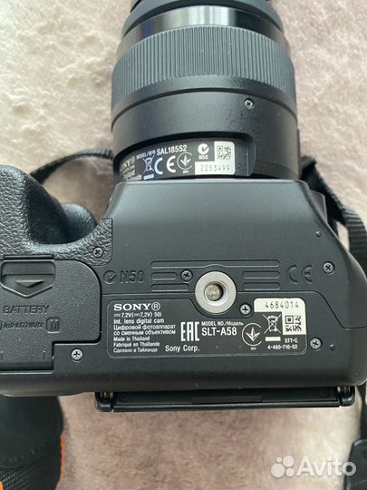 Зеркальный фотоаппарат sony a58