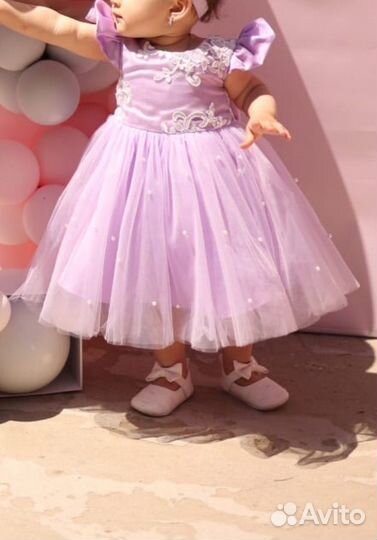 Платье на девочку 74-80-86 размер
