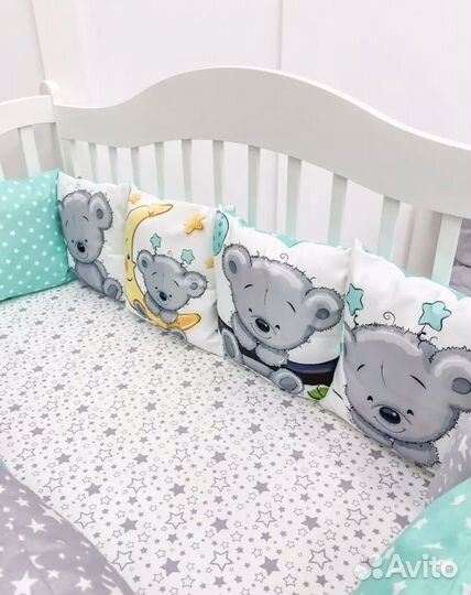 Комплект в кроватку для новорожденных