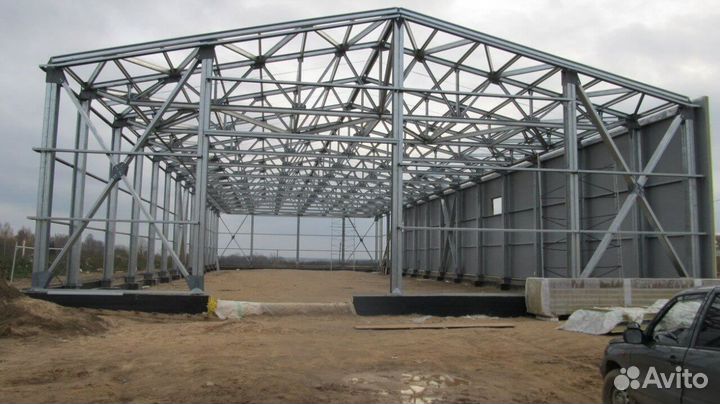 Промышленные навесы, цеха, склады