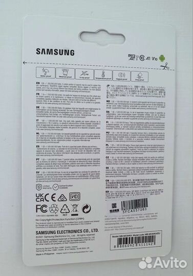 Карты памяти Samsung EVO Plus 64GB