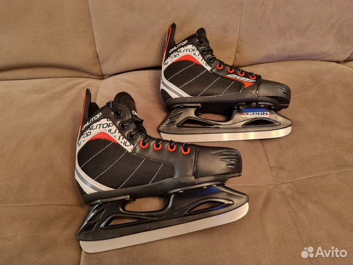 Коньки хоккейные для мальчика раздвижные 32-35
