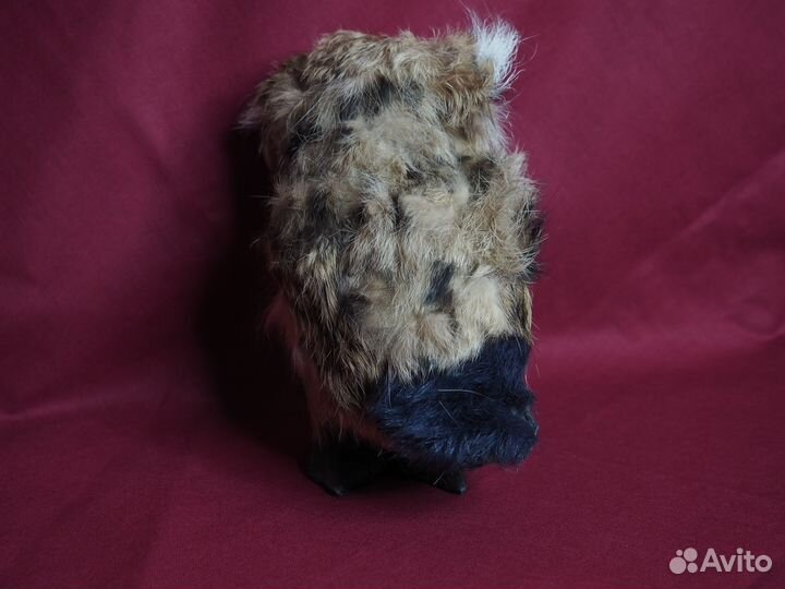 Фигурки животных из меха