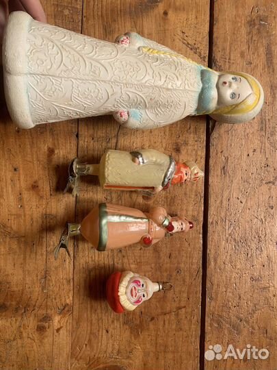 Елочные игрушки СССР редкие