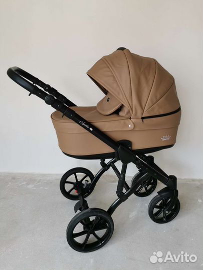 Коляска 2 в 1 эко кожа