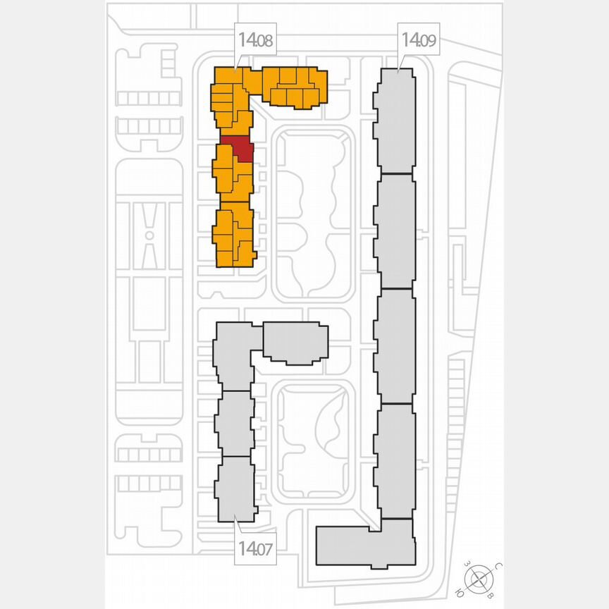 3-к. квартира, 82,2 м², 5/8 эт.