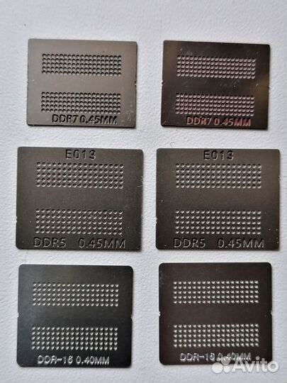 Трафареты BGA по размеру чипа