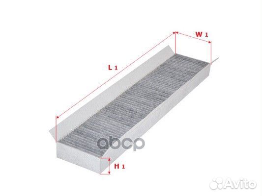 Фильтр салонный угольный CAC19240 Sakura