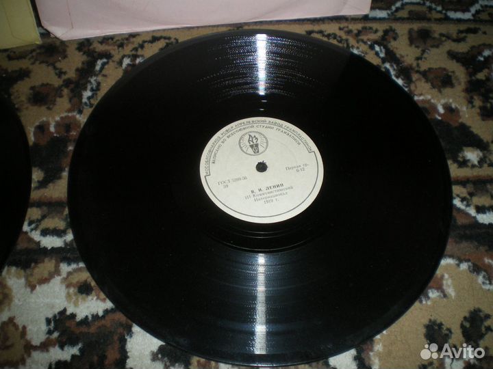 Винил речи В.И.Ленина 2 lp