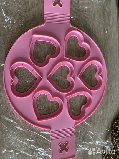 Силиконовая форма для яичницы и блинов