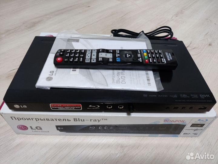 Blu-ray плеер lg bd 620k