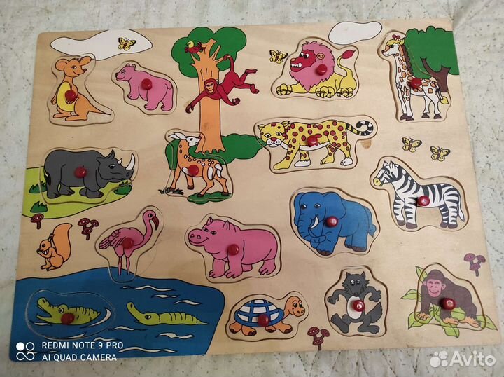 Деревянные пазлы