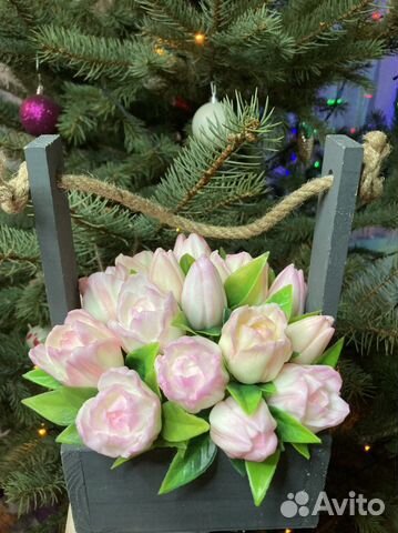 Букет тюльпанов (мыло ручной работы)