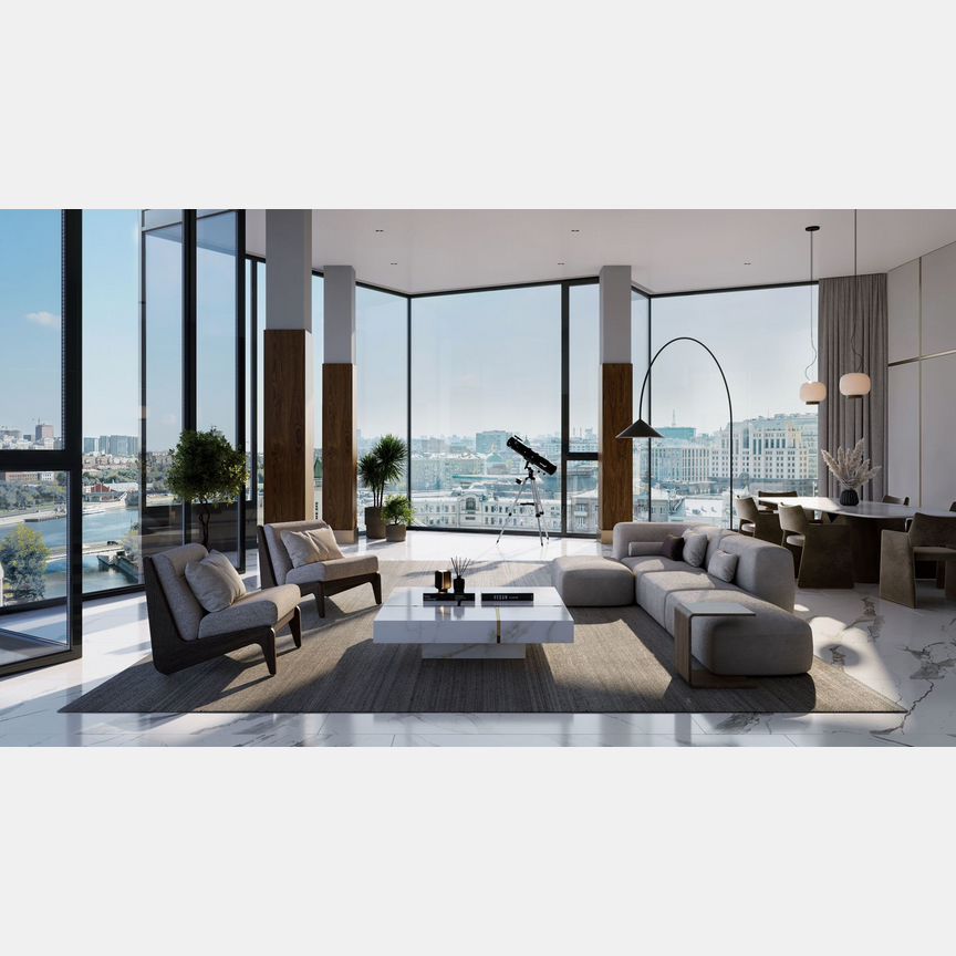 1-к. квартира, 57,1 м², 12/12 эт.