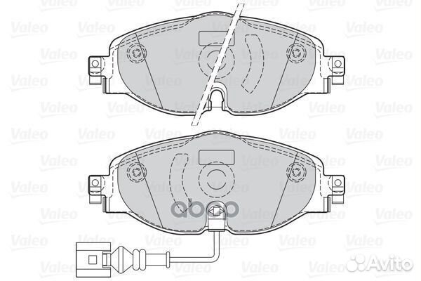 К-т дисков. тормоз. колодок 302145 Valeo