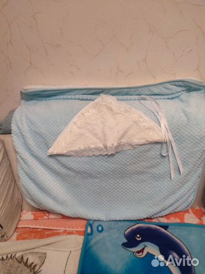 Конверт на выписку для мальчика зима