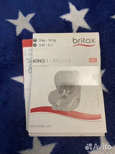 Автокресло britax romer king 2 ls