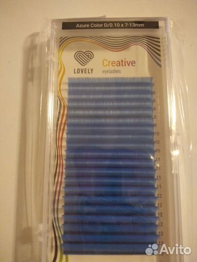 Ресницы для наращивания цветные