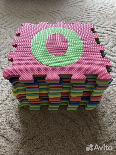 Детский коврик пазл 2 комплекта