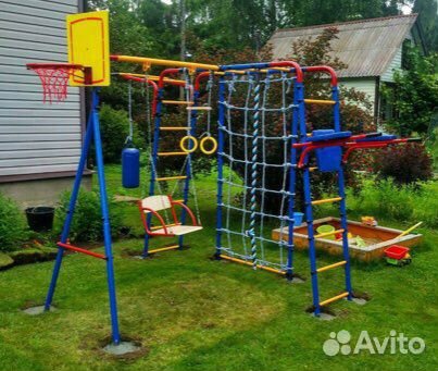 Детский спортивный комплекс с сеткой