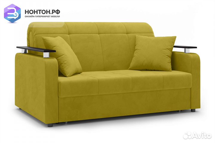 Диван аккордеон Остин горчичный