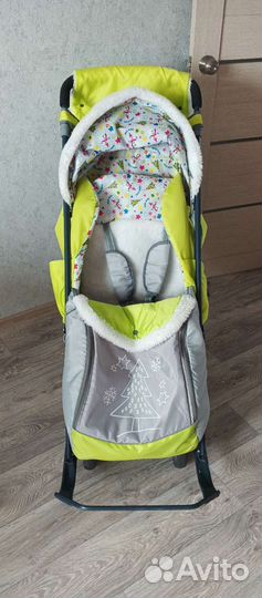 Санки коляска nika