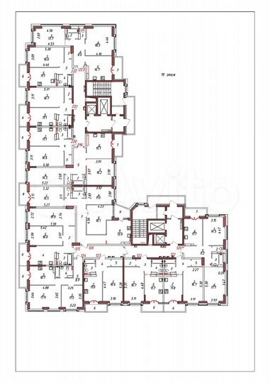3-к. квартира, 83,2 м², 19/20 эт.
