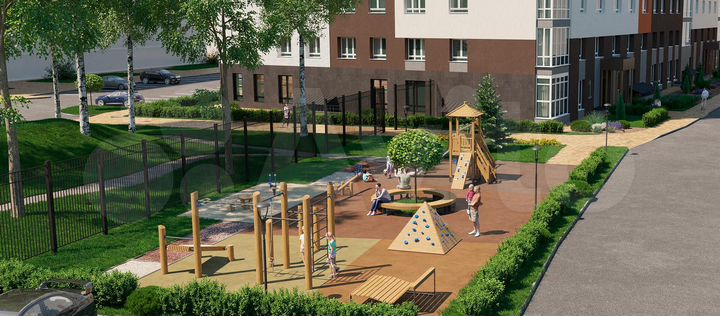 2-к. квартира, 54,1 м², 4/16 эт.