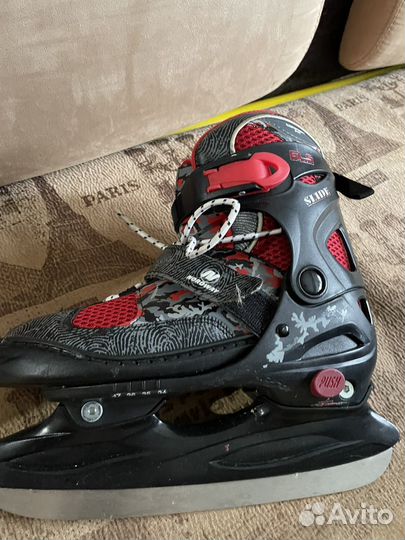 Коньки раздвижные nordway 33-37