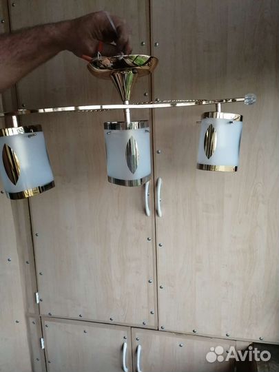 Люстра потолочная бу