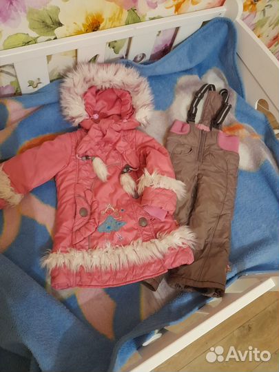 Зимний комплект куртка и полукомбинезон